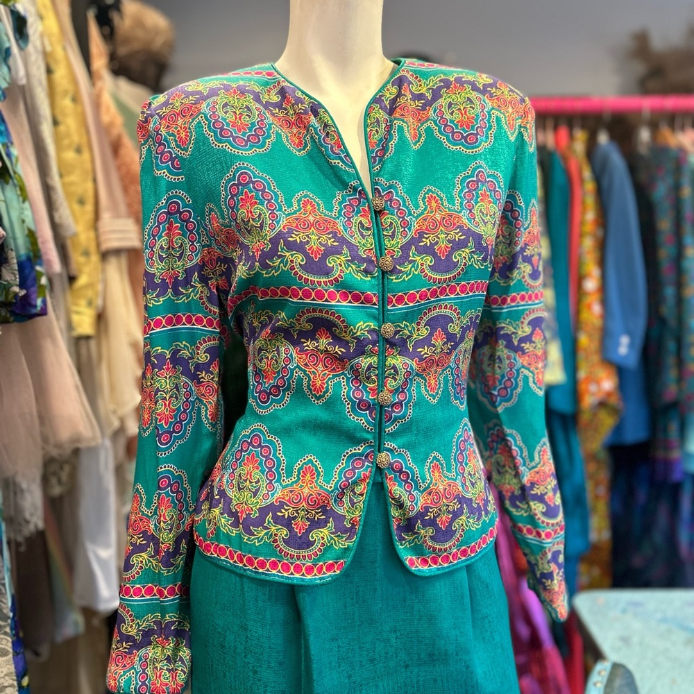 Vintage Silk Suit